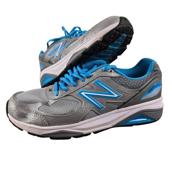 New Balance Womens Running Shoes US Size 8.5 Grey Blue Mesh Comfort Fit jh1782 - Picture 11 of 13